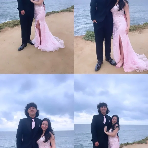 Sherri Hill Pink Sequin Prom Dress! For Sale - Picture 3 of 13